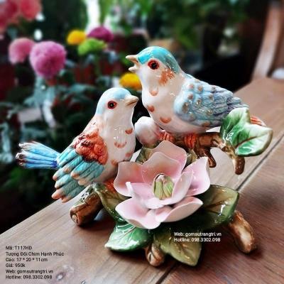 TƯỢNG ĐÔI CHIM HẠNH PHÚC